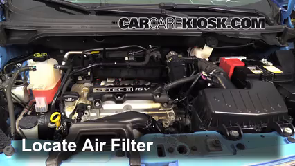 2014 Chevrolet Spark LT 1.2L 4 Cyl. Air Filter (Engine) Replace